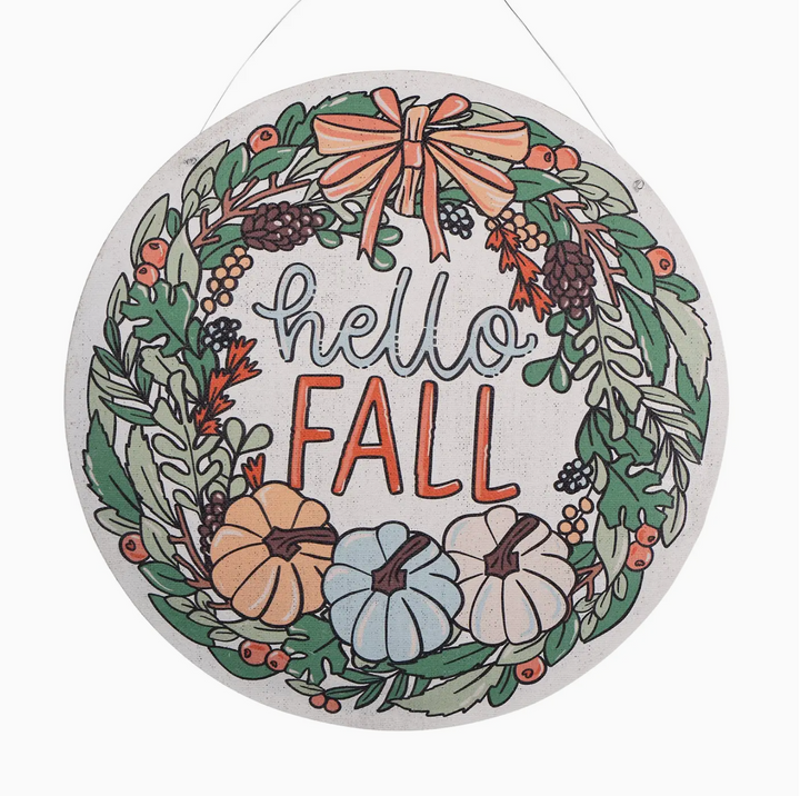 Glory Haus - Pumpkin Fall/Red Bird Christmas Wreath Burlee