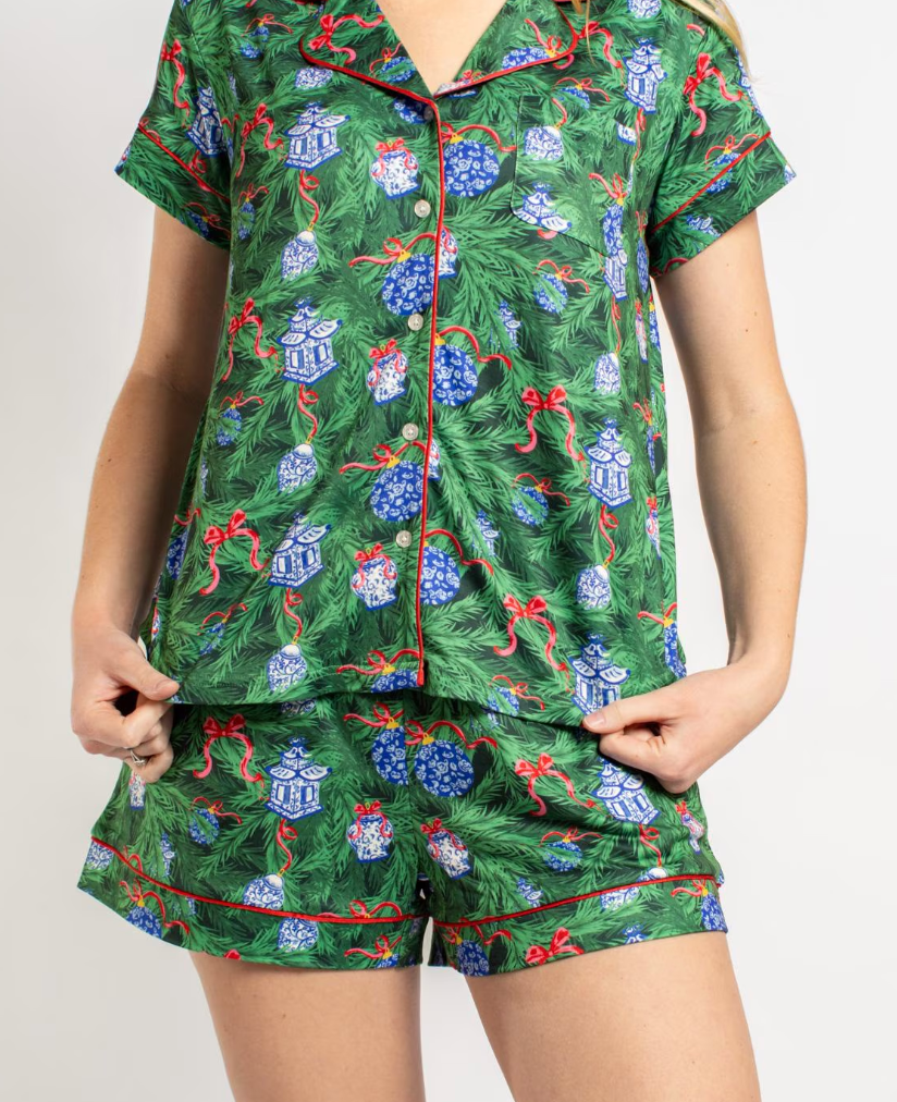 Spruce It Up Pajama Short Set