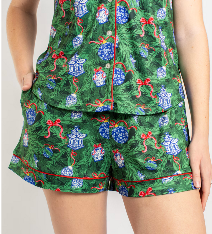 Spruce It Up Pajama Short Set