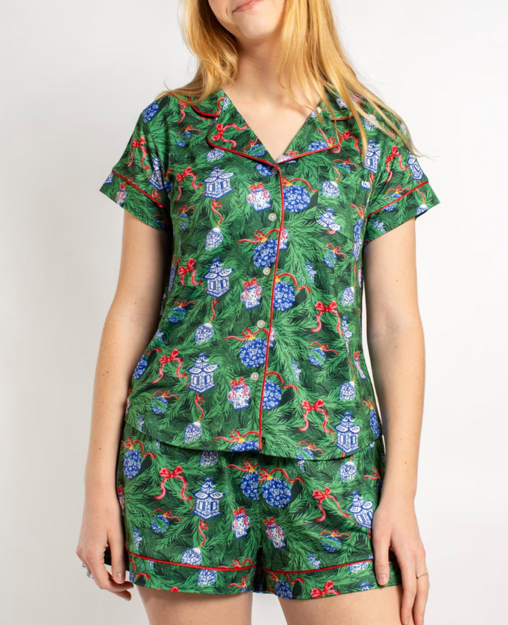 Spruce It Up Pajama Short Set