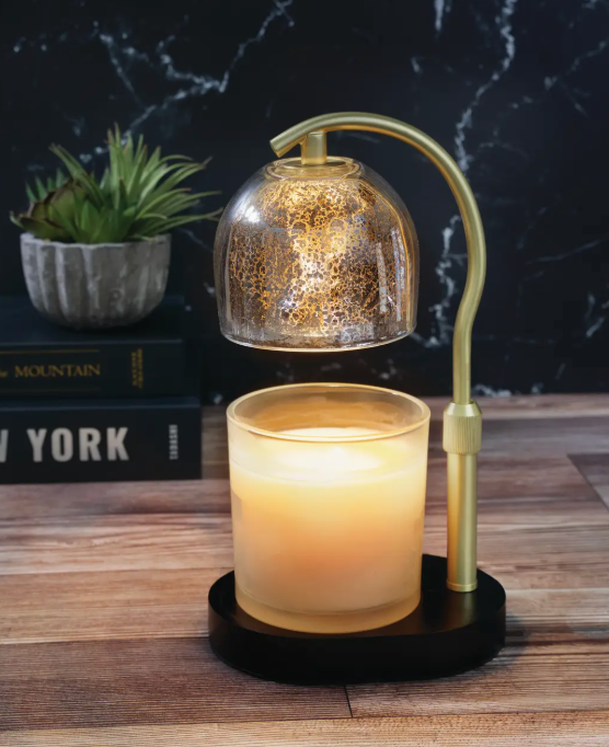 Mercury Glass Lamp Candle Warmer