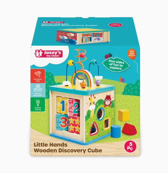 Little Hands Wooden Discovery Cube