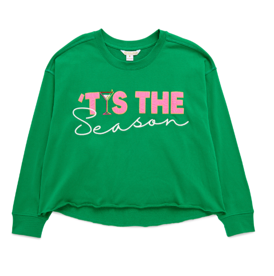 'Tis The Season Terry Cloth Sweatshirt