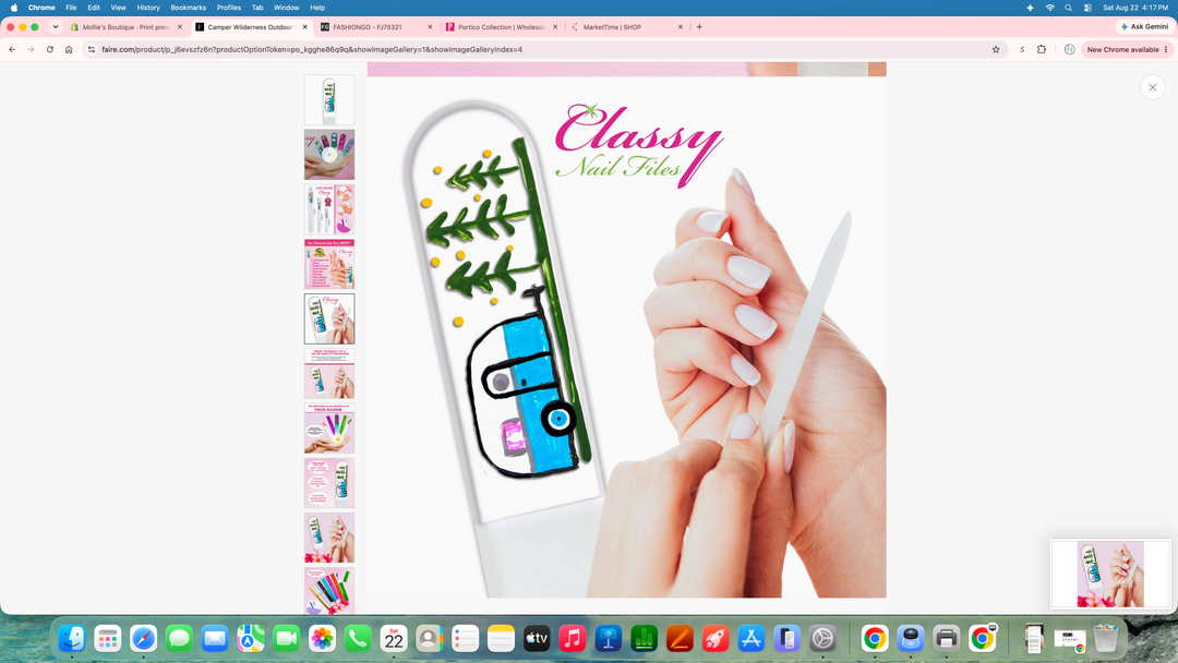 Glass Nail File - Camper Wilderness Outdoor