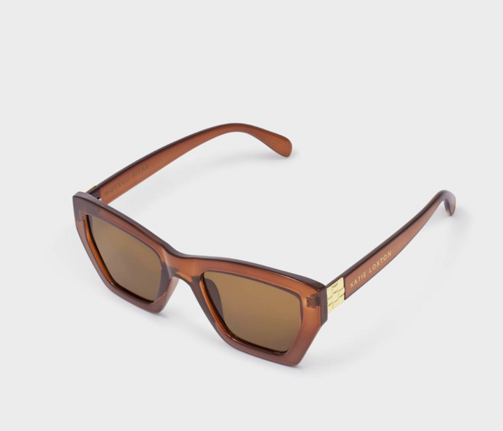 Katie Loxton Palma Sunglasses - Chocolate Transparent