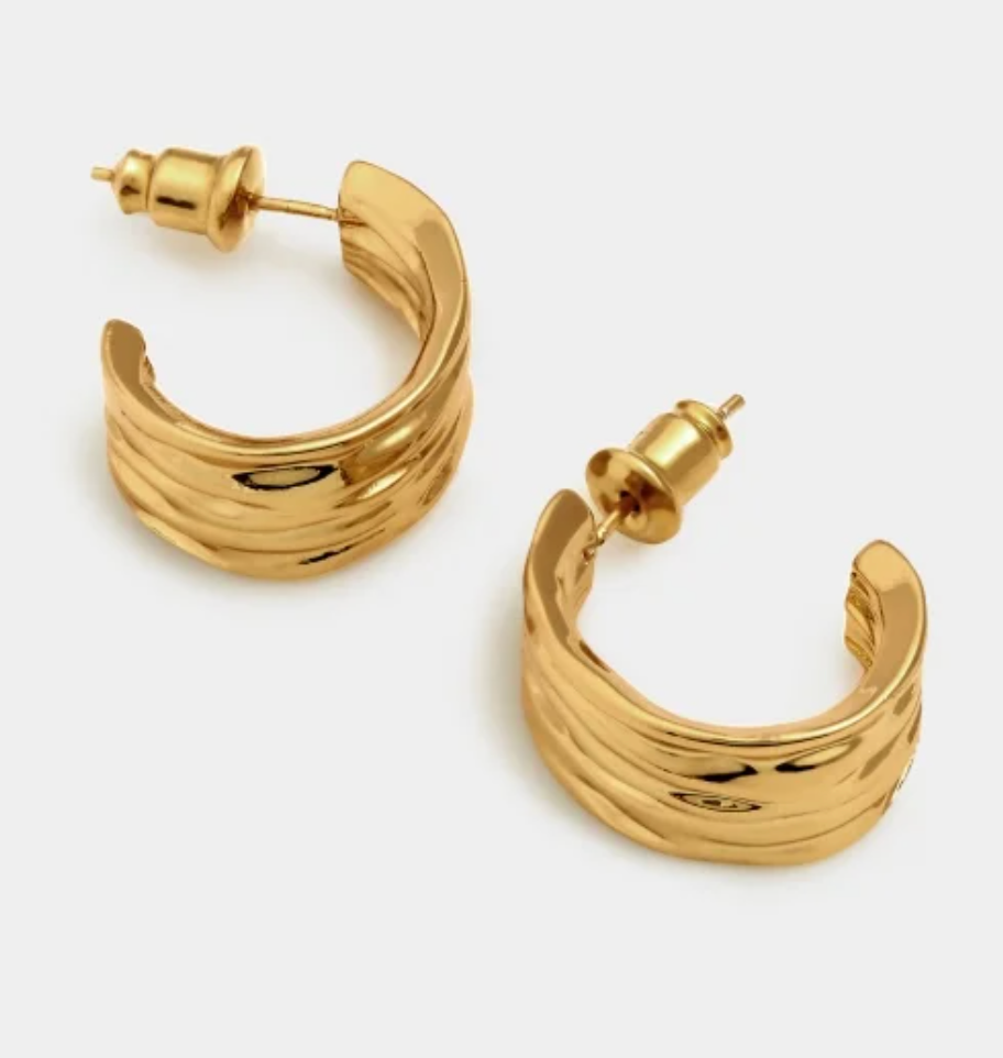 Katie Loxton - Cleyo Gold Hoop Earrings