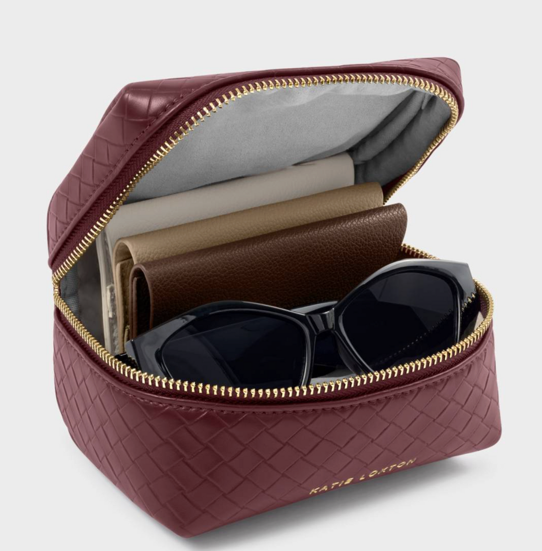 Katie Loxton - Woven Accessories Organizer (Cherry)
