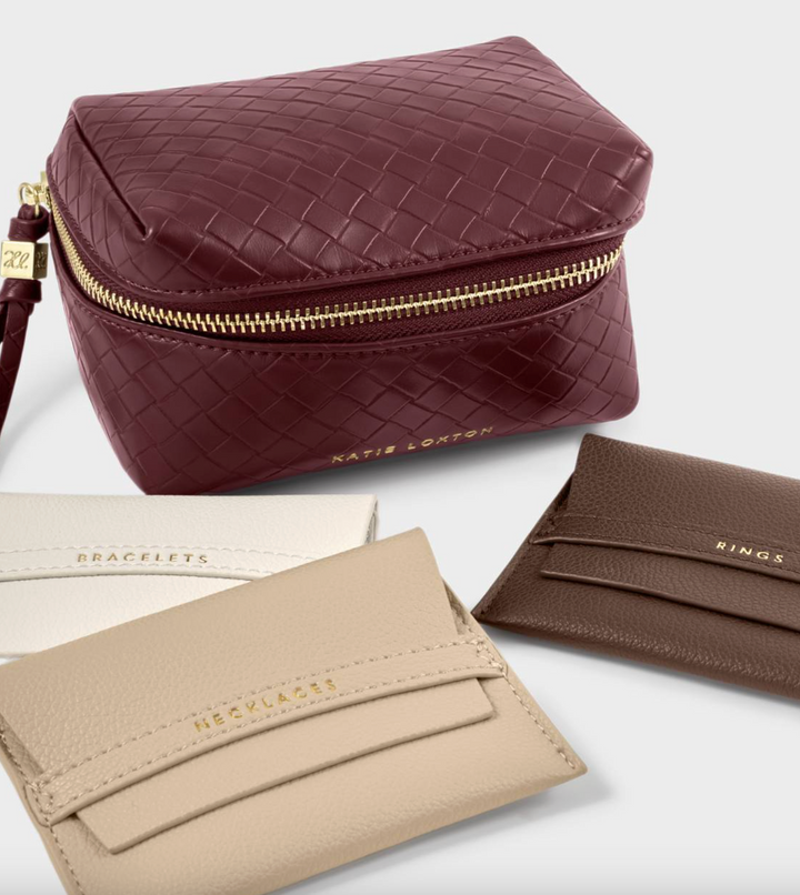 Katie Loxton - Woven Accessories Organizer (Cherry)