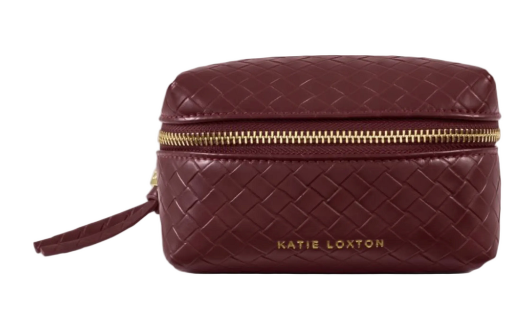 Katie Loxton - Woven Accessories Organizer (Cherry)