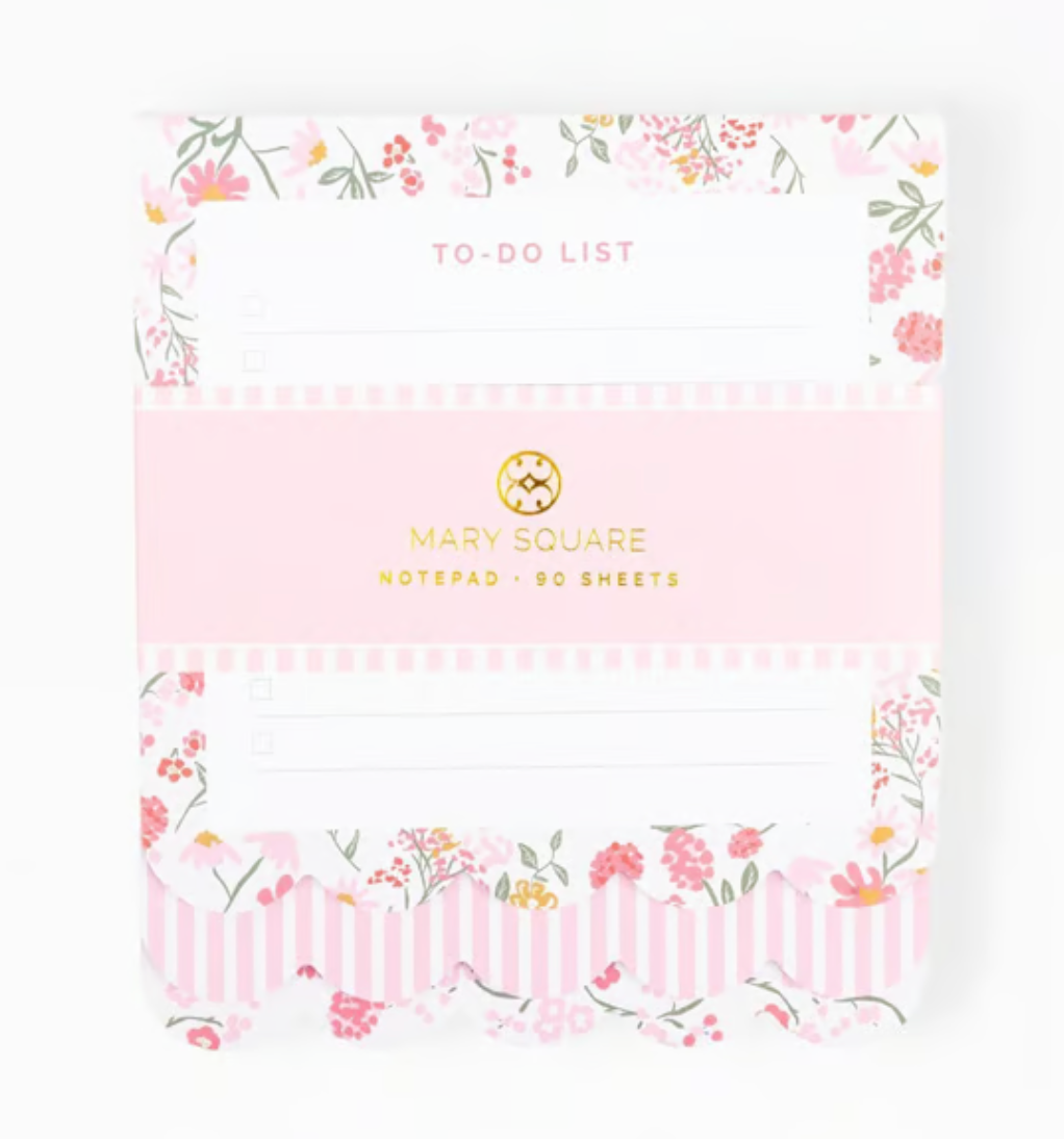Notepad 3 Tier Garden Row - Pink