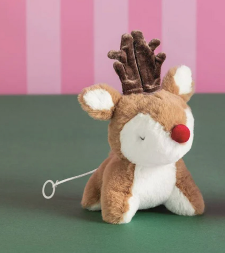 Mechanical Plush Mini Reindeer - Brown