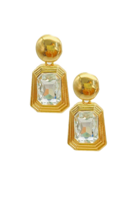 Rectangle Stud Earrings