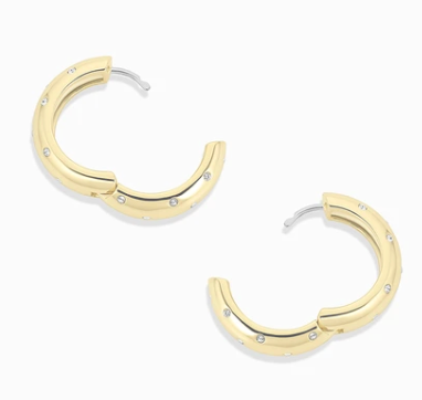 Gorjana- Noel Shimmer Hoops