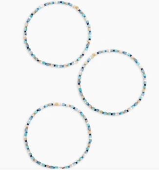 Gorjana - Harbor Bracelet Set (Mix Amazonite)