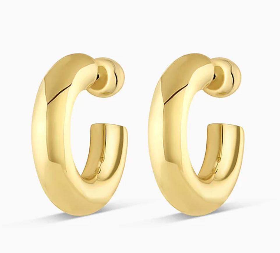 Gorjana - Lou Statement Small Hoops