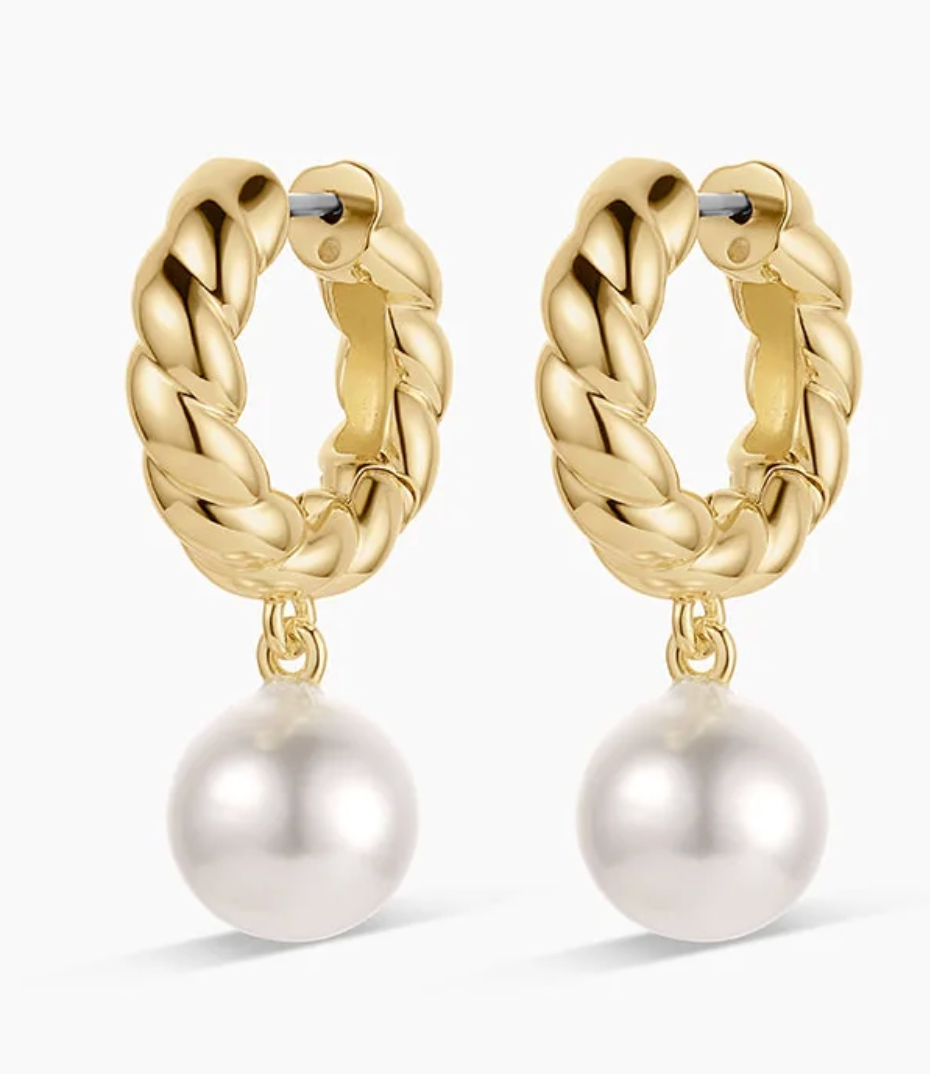Gorjana - Pearl Crew Hoops