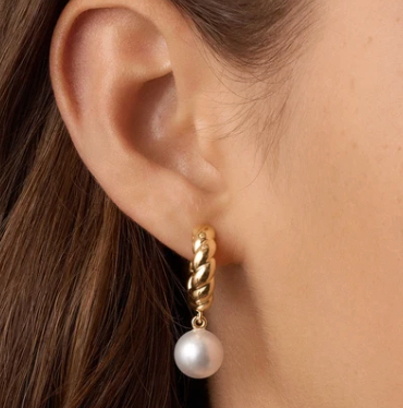Gorjana - Pearl Crew Hoops