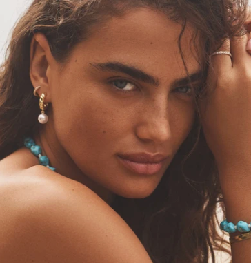 Gorjana - Pearl Crew Hoops