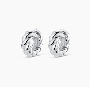 Gorjana - Crew Helium Huggies (Silver)