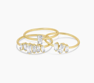 Gorjana - Amara Ring Set