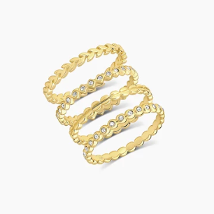 Gorjana - Mini Stackable Ring Set