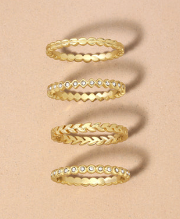 Gorjana - Mini Stackable Ring Set