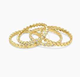 Gorjana - Mini Stackable Ring Set