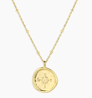 Gorjana - Compass Coin Necklace