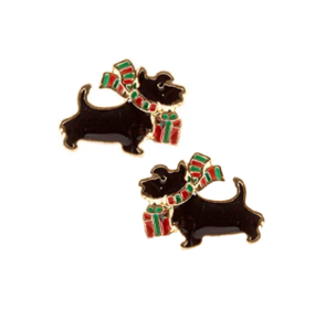 Schnauzer Stud Earrings