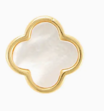 Addilyn - Mother of Pearl Clover Stud Earrings
