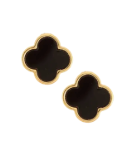 Addilyn - Black Clover Stud Earrings