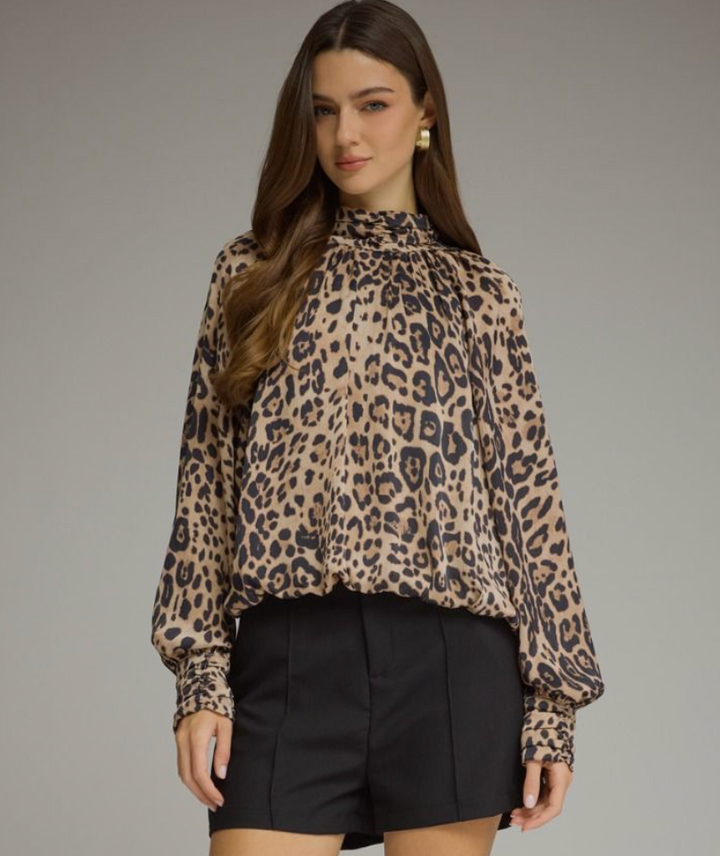 Raquel - Leopard Blouse