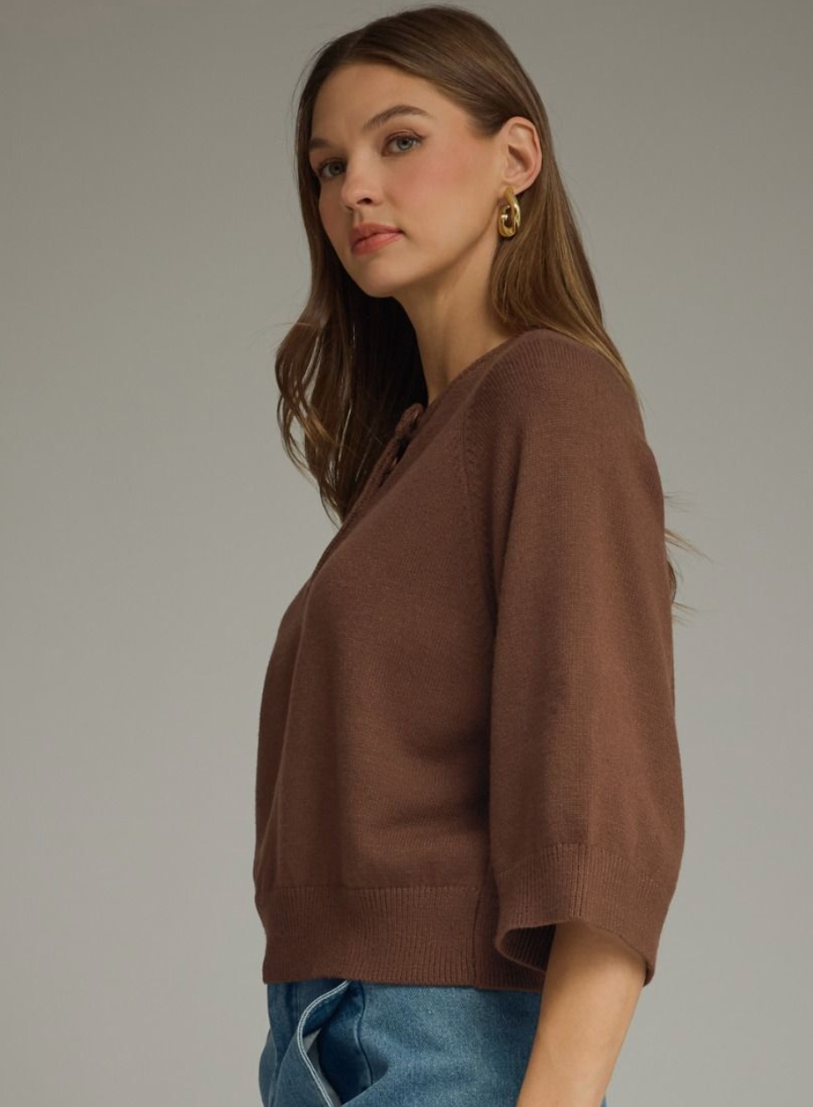 Collins - 3/4 Sleeve Sweater