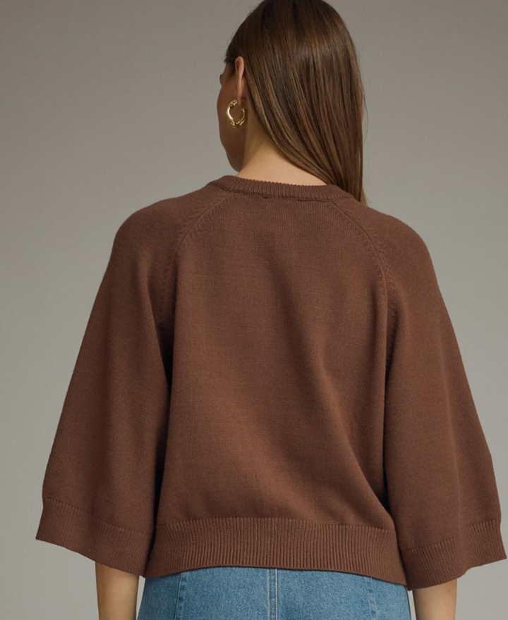 Collins - 3/4 Sleeve Sweater
