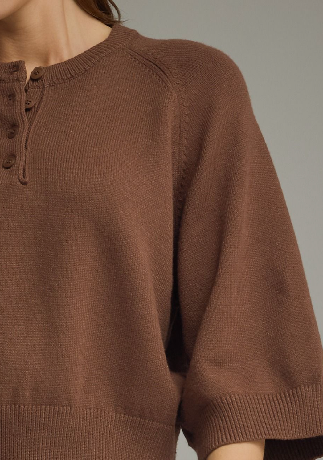 Collins - 3/4 Sleeve Sweater
