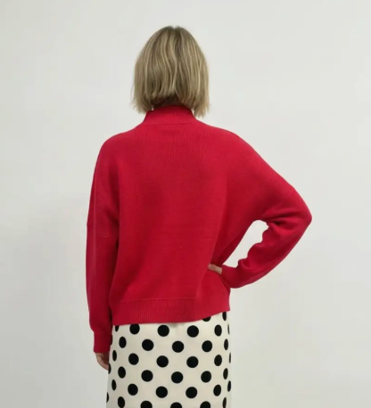 Marlowe - Mock Neck Oversized Sweater