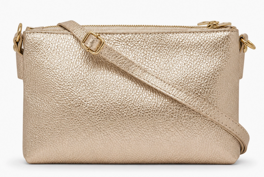German Fuentes Crossbody Bag - Gold