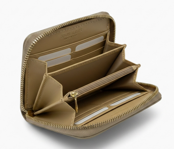 German Fuentes - Zip Around Wallet (Navy)