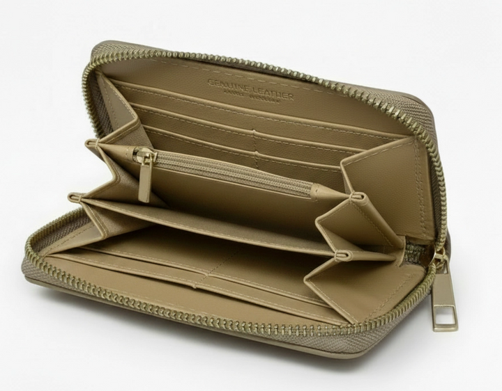 German Fuentes - Zip Around Wallet (Navy)