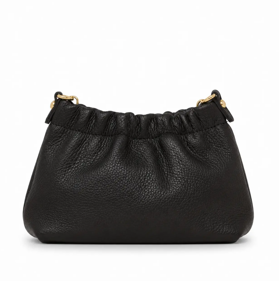 German Fuentes - Italian Leather Clutch/Crossbody (Black)