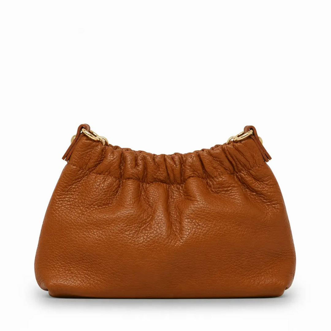 German Fuentes - Italian Leather Clutch/Crossbody (Camel)