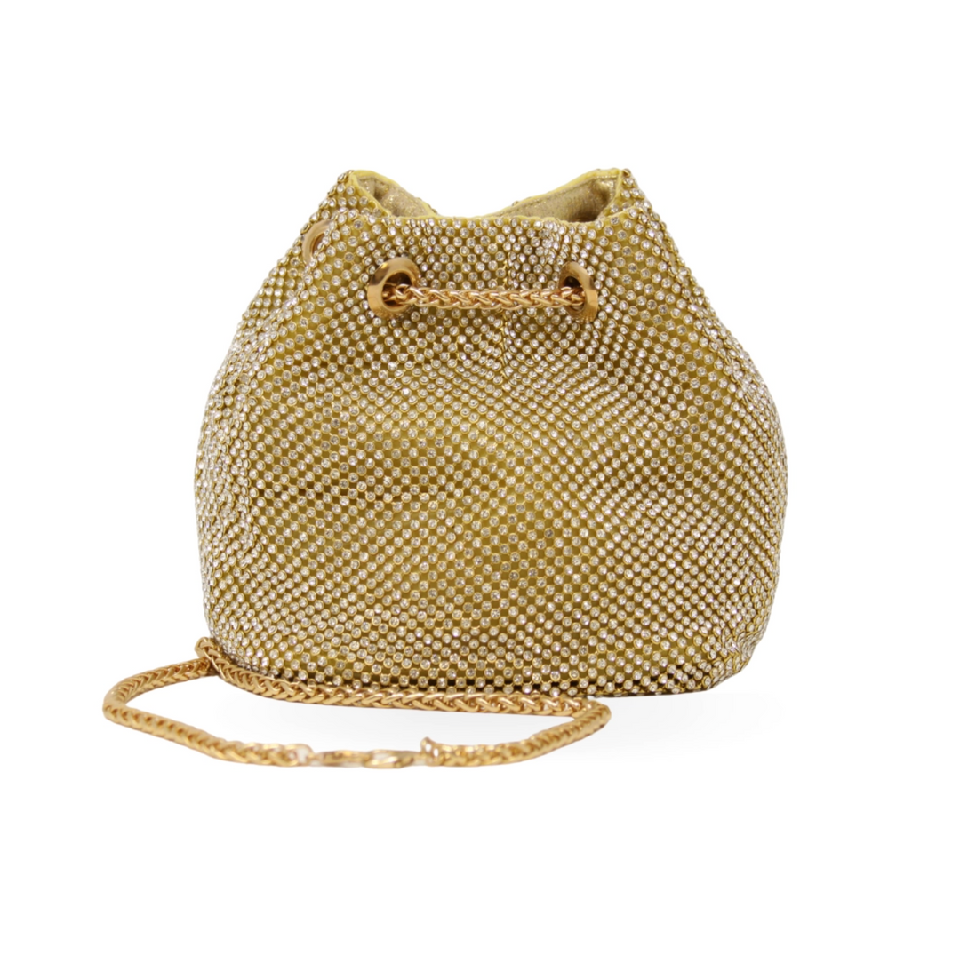 German Fuentes - Rhinestone Bag (Gold)