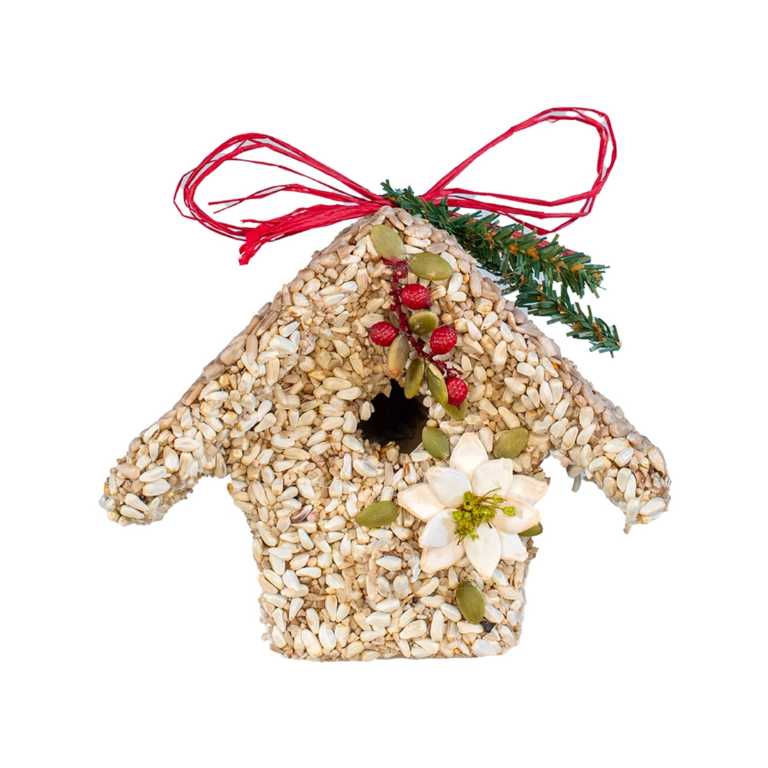 Mr. Bird - Poinsettia Birdie Cottage (Poinsettia)