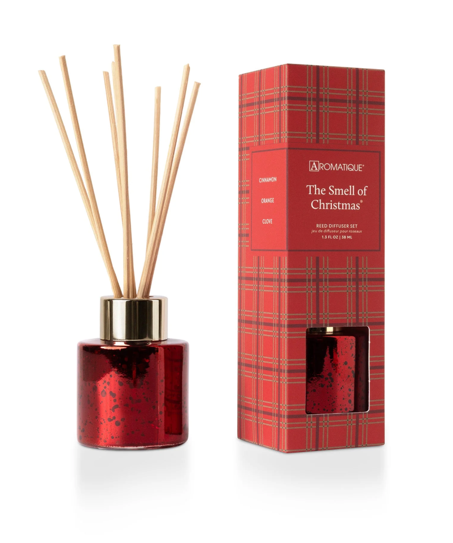 Aromatique - The Smell of Christmas - Plaid Mini Reed Diffuser Set