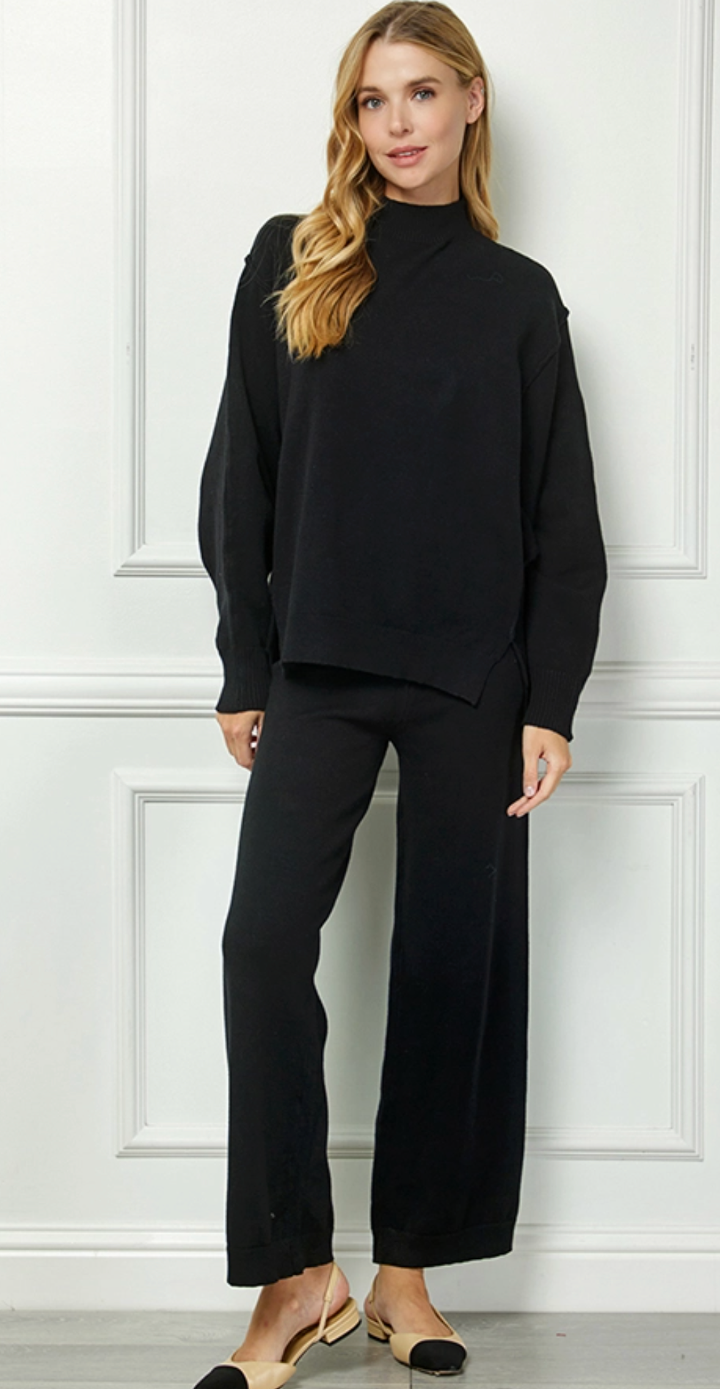 Willa - Mock Neck Sweater & Pant Set
