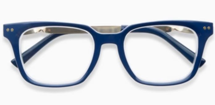 Peepers x Laura Park - Sidebar - Navy/Rosemary Stripe Indigo