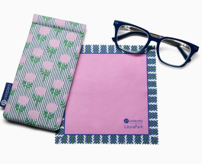 Peepers x Laura Park - Sidebar - Navy/Rosemary Stripe Indigo