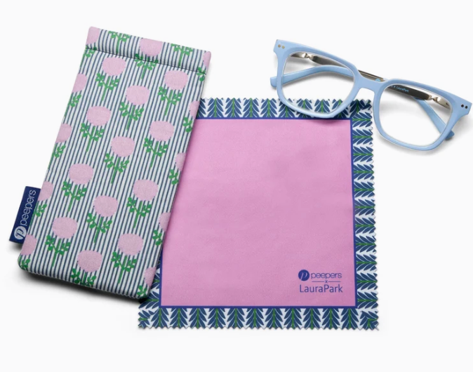 Peepers x Laura Park - Sidebar - Light Blue/Rosemary Stripe Lavender
