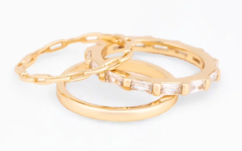 Georgia Set of 3 Rings