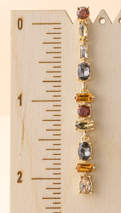 Sheila - Crystal Drop Earrings